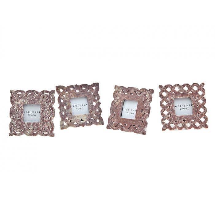 Godinger - Wholesale Picture Frame - Stone Photo Frames 2 X 2