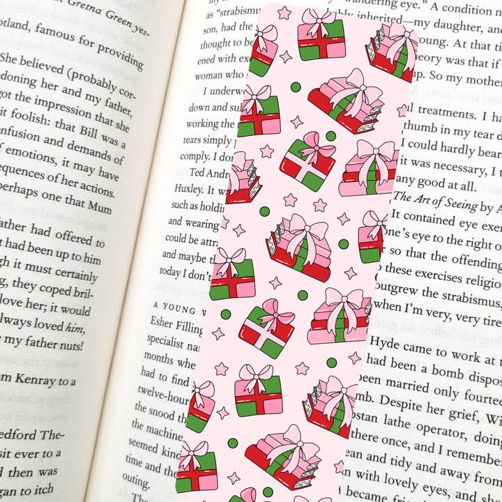 Holiday Packages Bookmark | Soft Matte Laminated for wholesale by Indie Heart Studio