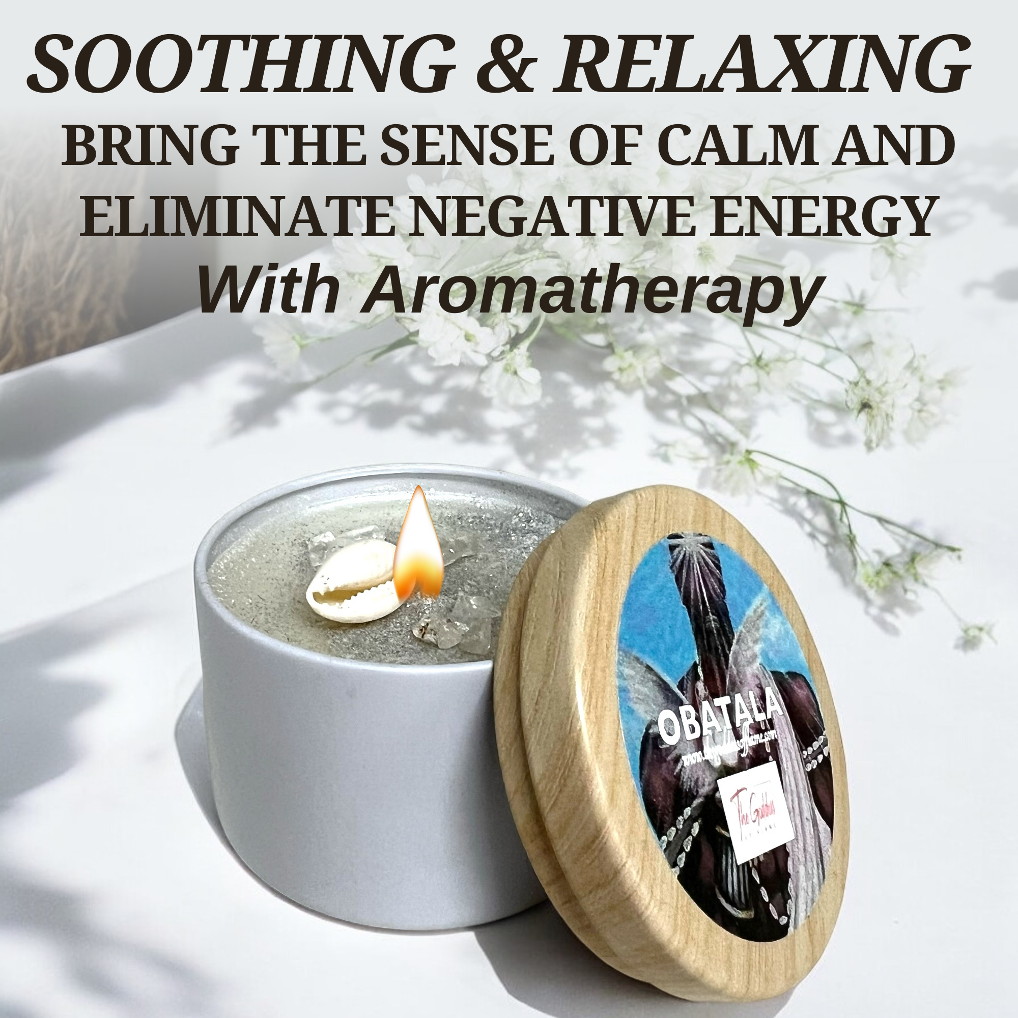 White Obatala Spiritual Offering Candle for wholesale on Faire5