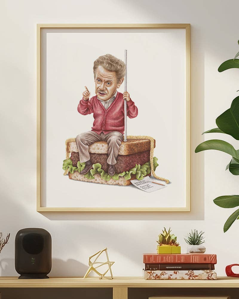 Celebs on Sandwiches - Wholesale Art Print - Festivus - Frank Costanza Art Print4