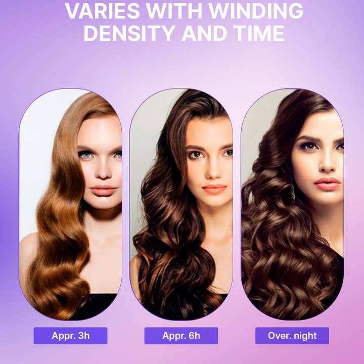 Wonder Family - Wholesale Hair Curlers - Silk Heatless Curling3