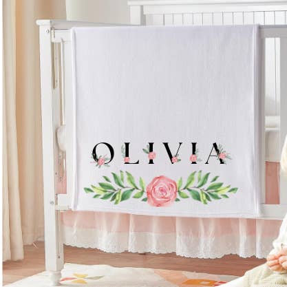 Couverture personnalisée pour bébé pour la vente par Cottage & Club