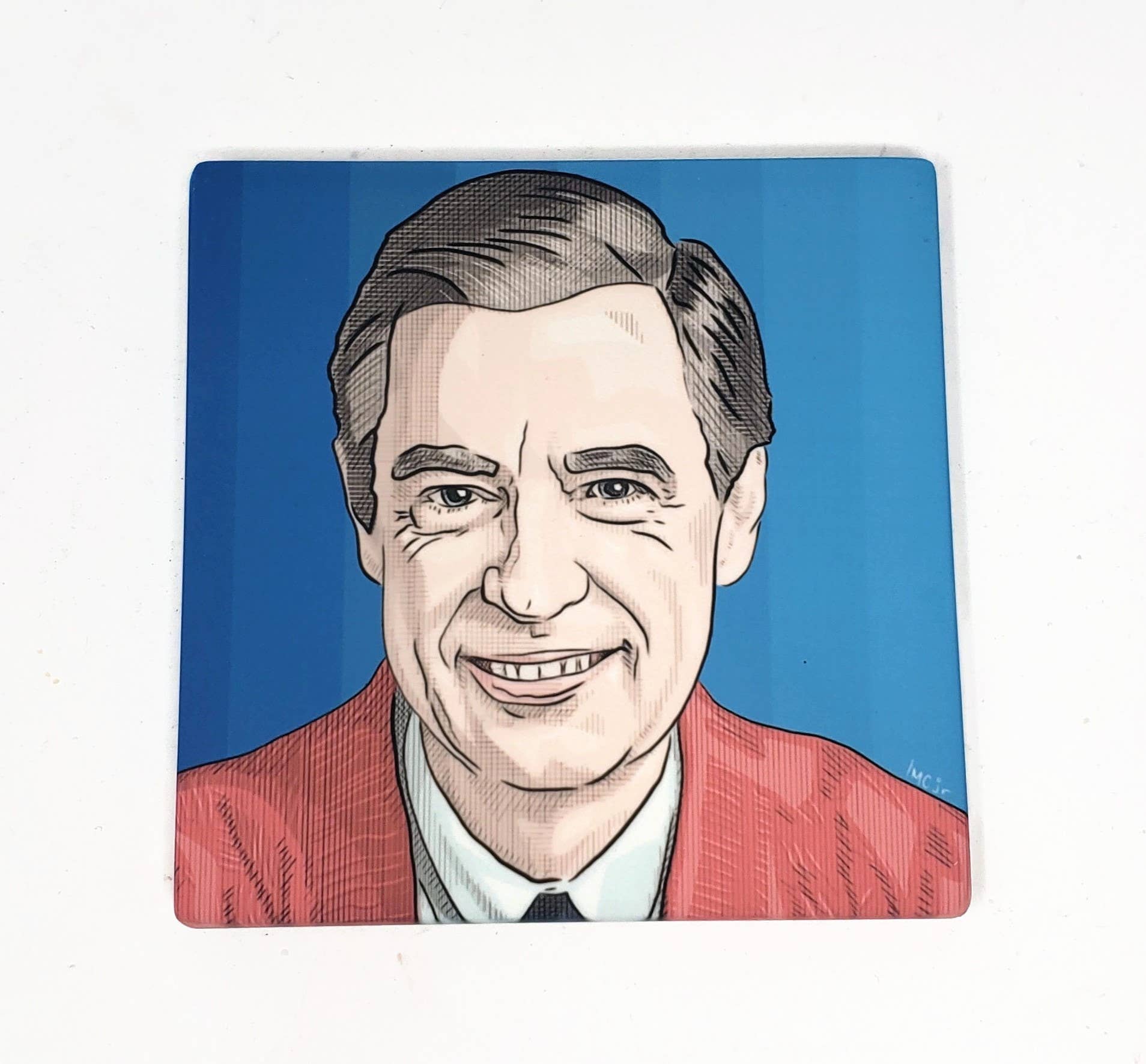 Candlelit Desserts - Wholesale Coasters - Sandstone "Thirsty Stone" Coaster - Mr. Rogers0