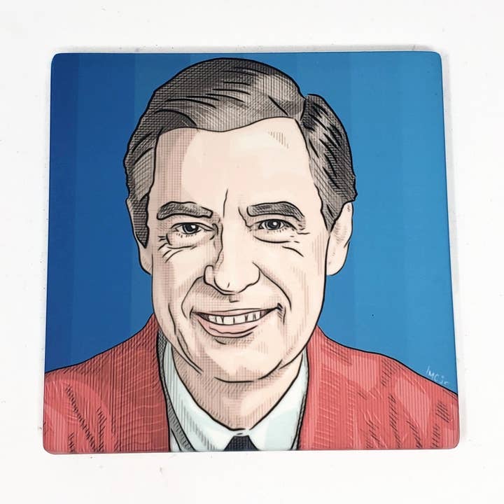 Candlelit Desserts - Wholesale Coasters - Sandstone "Thirsty Stone" Coaster - Mr. Rogers0