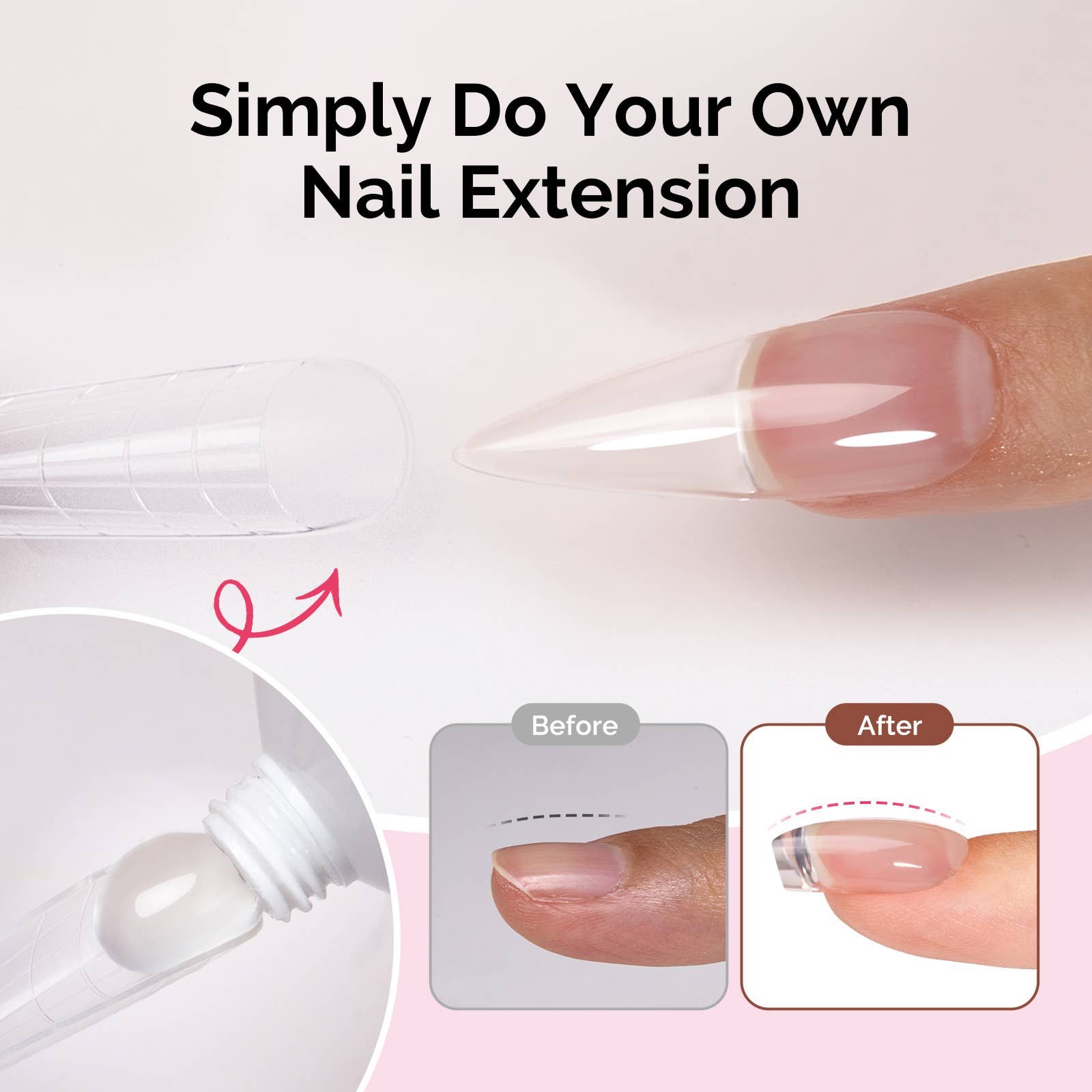 MELODYSUSIE - Wholesale Nail Hardener/Strengthener - Hema & TPO-Free Poly Nail Extension Gel – 60g12