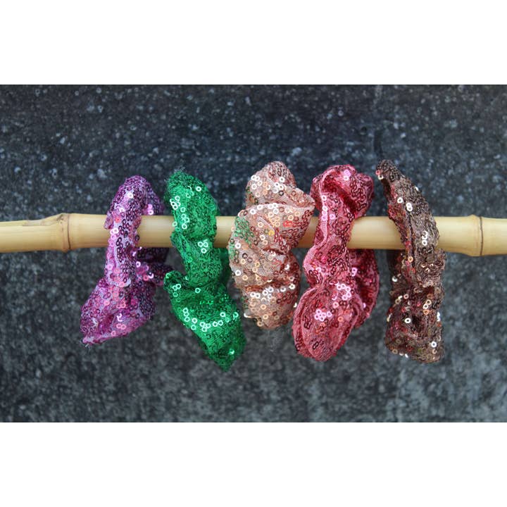 10 WONDERLAND SCRUNCHIES for wholesale by ROCKY ROSA