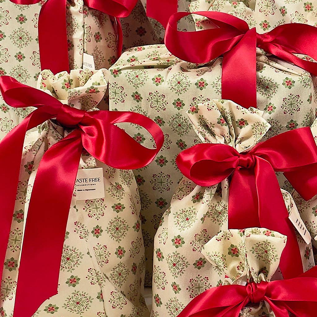 Waste Free Celebrations - Wholesale Gift Bag Set/Pack - Folk Blomsterkunst (Reusable Gift Bag Set)5