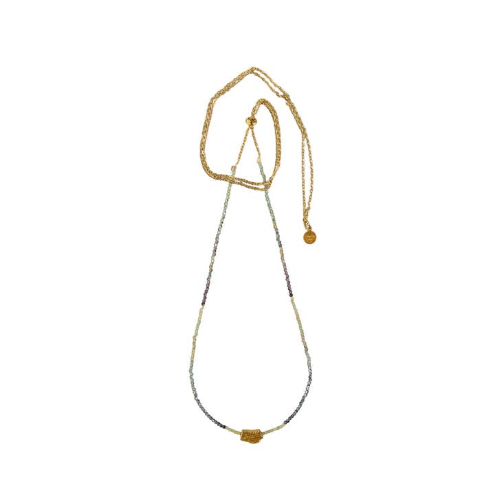 Avon Adjustable Necklace in Yellow Sapphire for wholesale by Catherine Page Jewelry