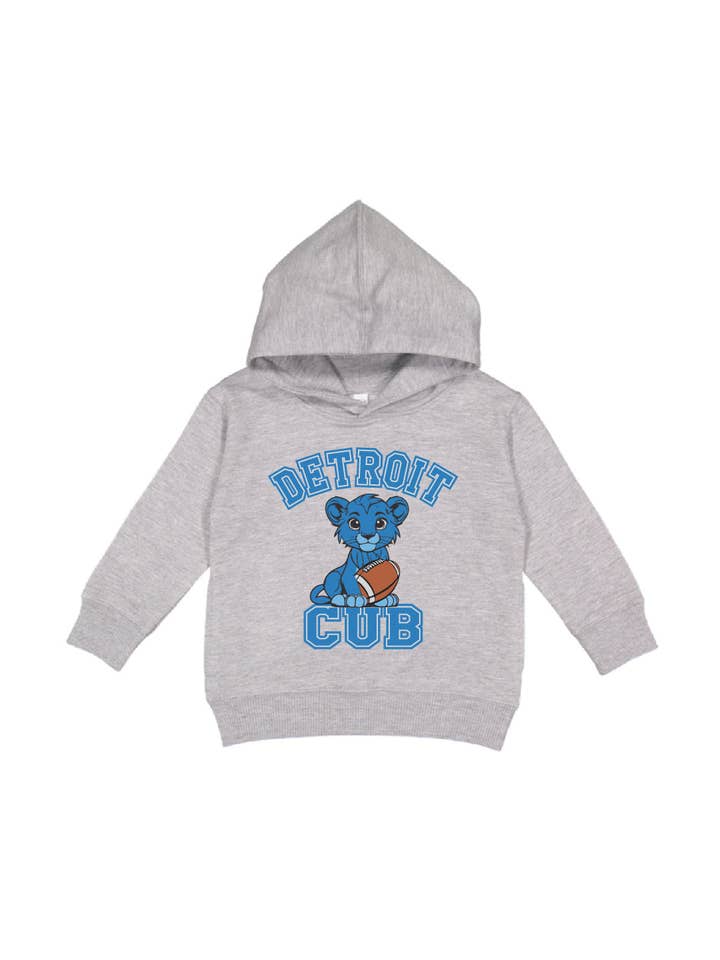 Ink Detroit - Detroit Cub Toddler Hoodie - Heather for wholesale by Ink Detroit