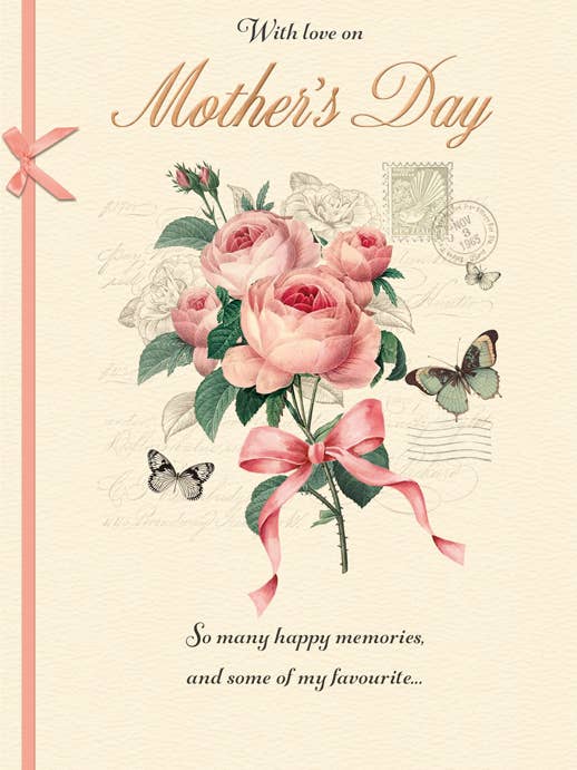 Mors dag-kort, Mors dag, Vintage blommig för wholesale av Piccadilly Greetings