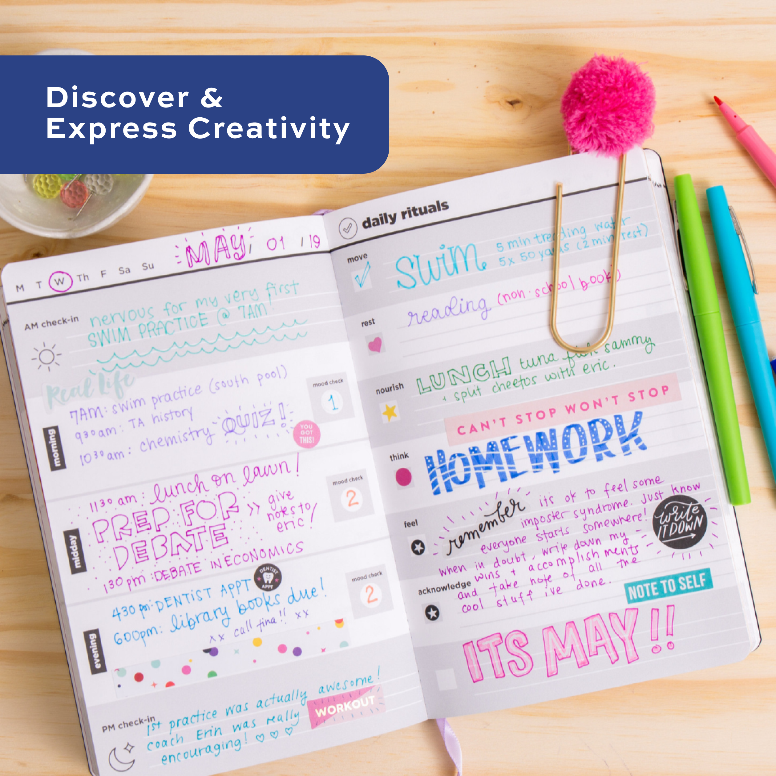 Day By Daybook® - Wholesale Journal/Diary - Kids - Teen Daybook1