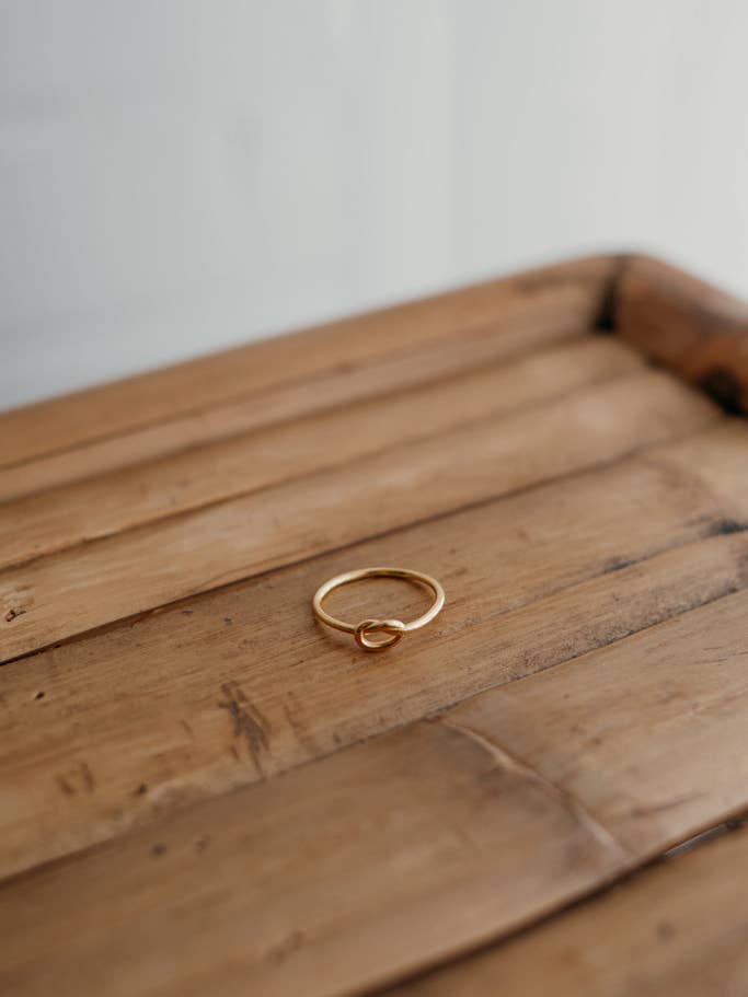 Knot ring - Vermeil for wholesale by Boutique Soha