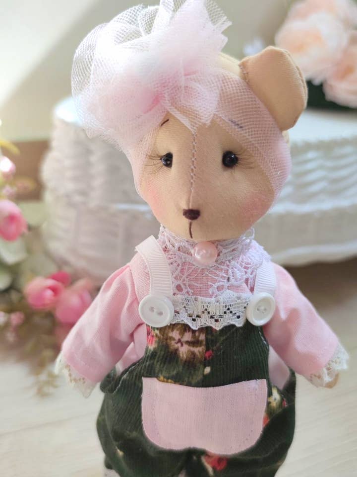 Orsacchiotto fatto a mano, orsacchiotto interno, peluche, orsetto della memoria per la vendita all'ingrosso da parte di ChernikovaNataliya