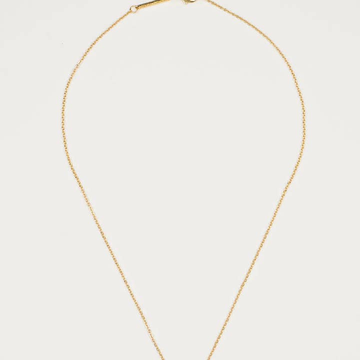 Brenda Grands Jewelry - Wholesale Jewelry Set - 18K Gold Dainty Shiny Initial Necklace - Set of 1622