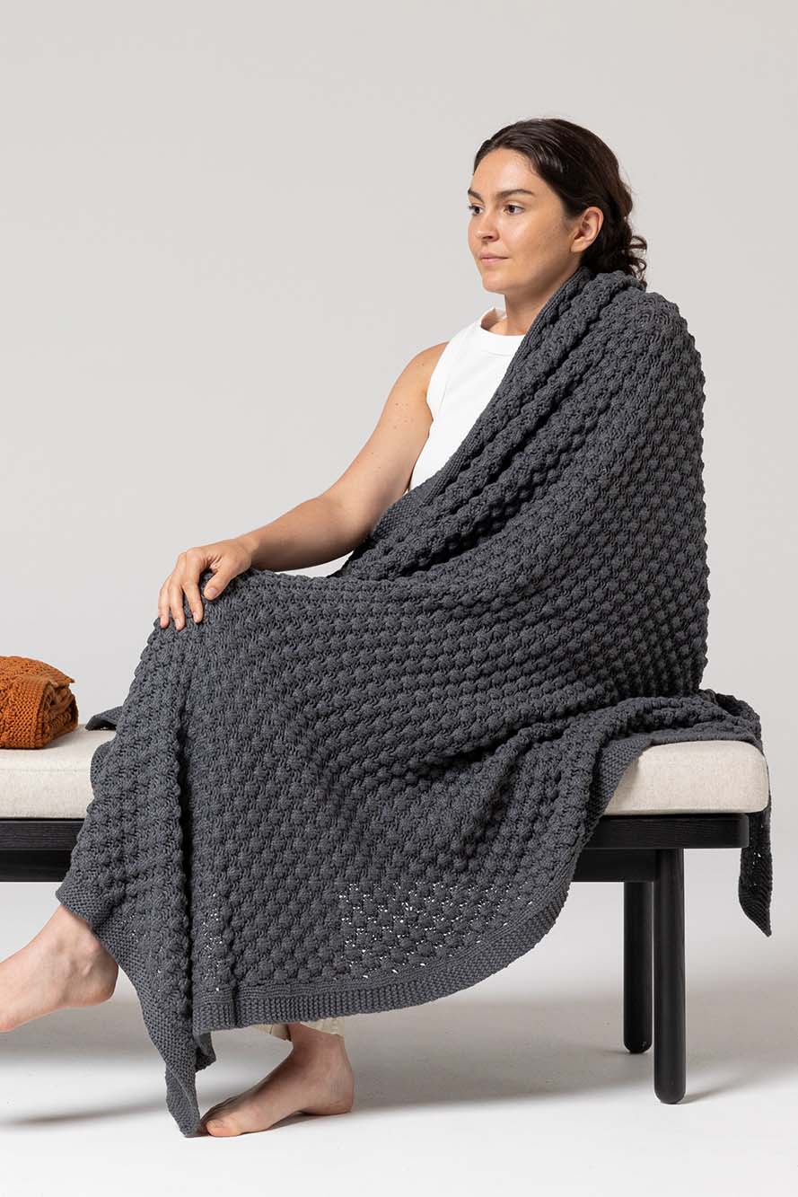 Indus Design - Wholesale Throw Blanket - Popcorn Throw1