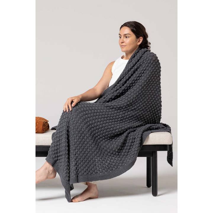 Indus Design - Wholesale Throw blanket - Popcorn Throw1