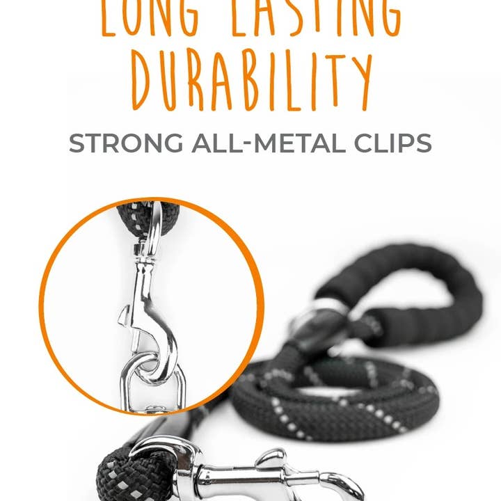 Mighty Paw - Wholesale Pet Leash - Dog - Double Dog Leash - Rope Handle8