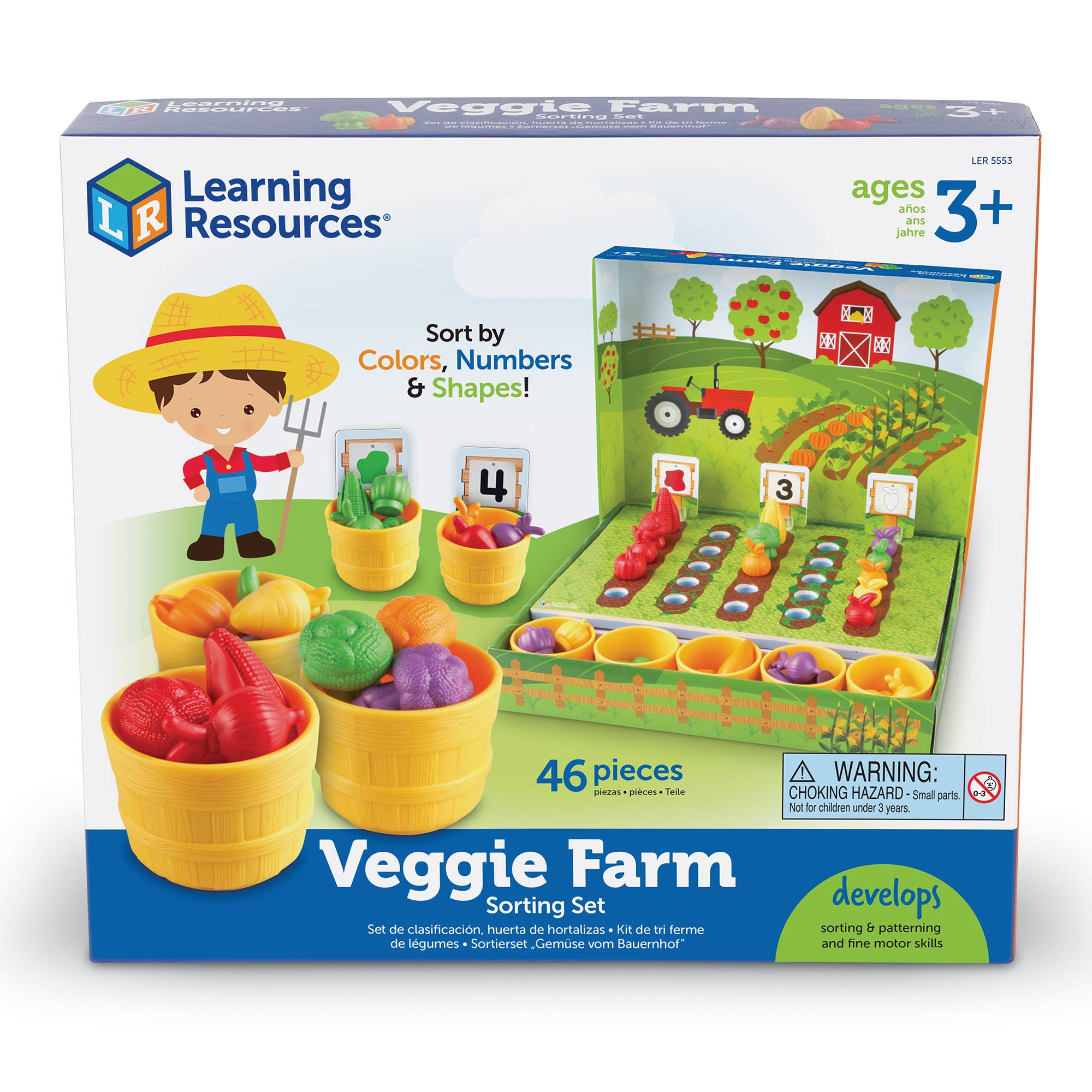 Learning Resources - Wholesale Toy Set - Kids - Veggie Farm Sorting Set8