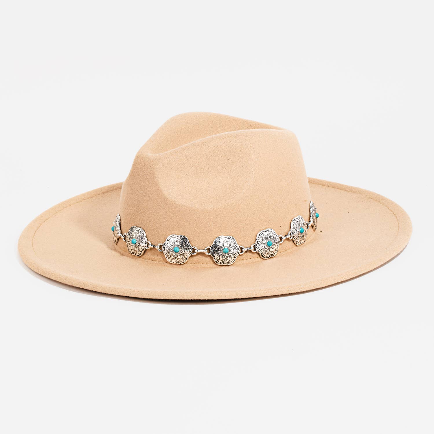 Collections by Fame Accessories - Vente Chapeau en feutre - femme - Chapeau Fedora Chain Strap6