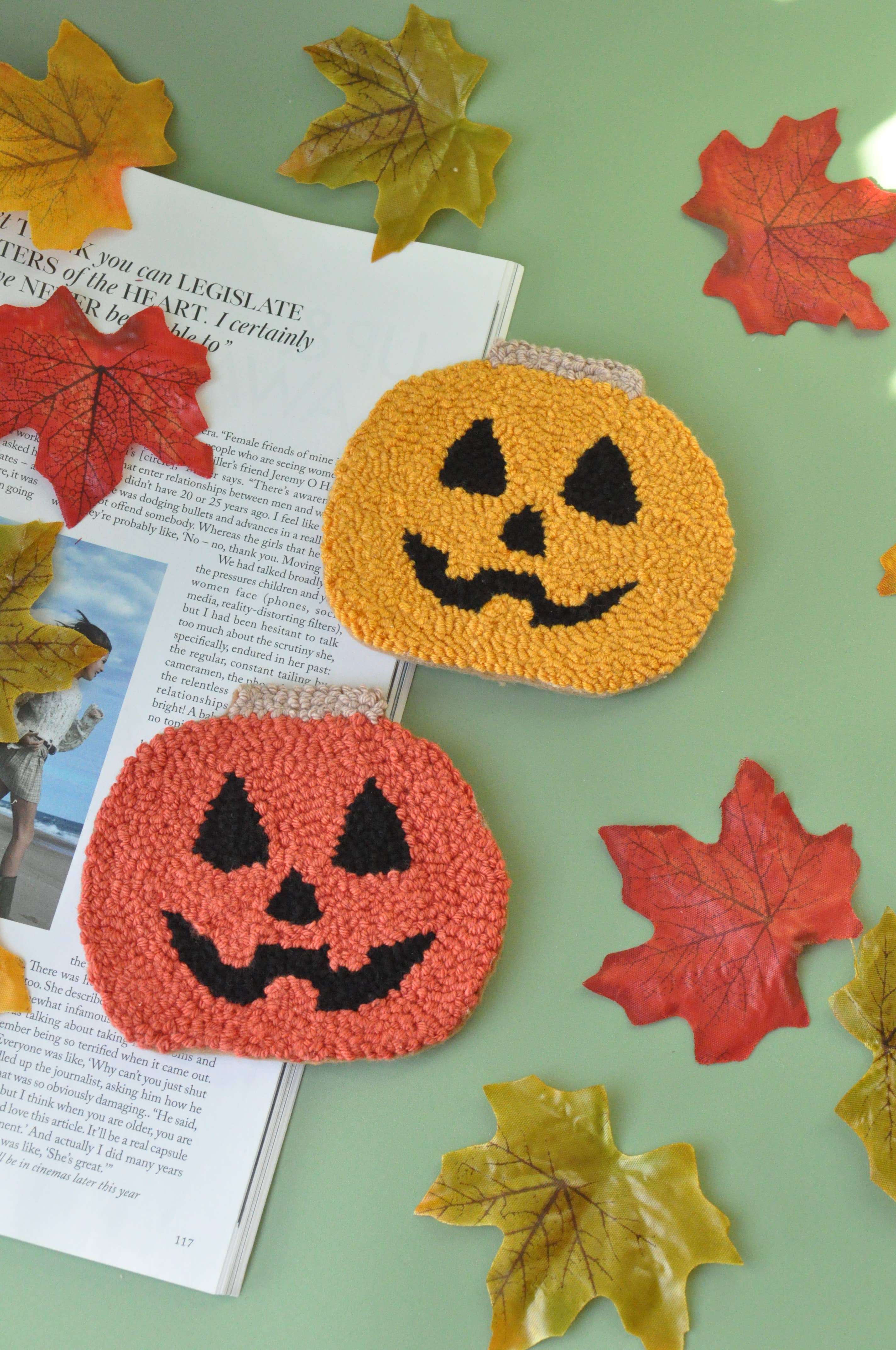 TheMellys - Venta al por mayor Posavasos - Alfombras con forma de aguja perforada con temática de Halloween1