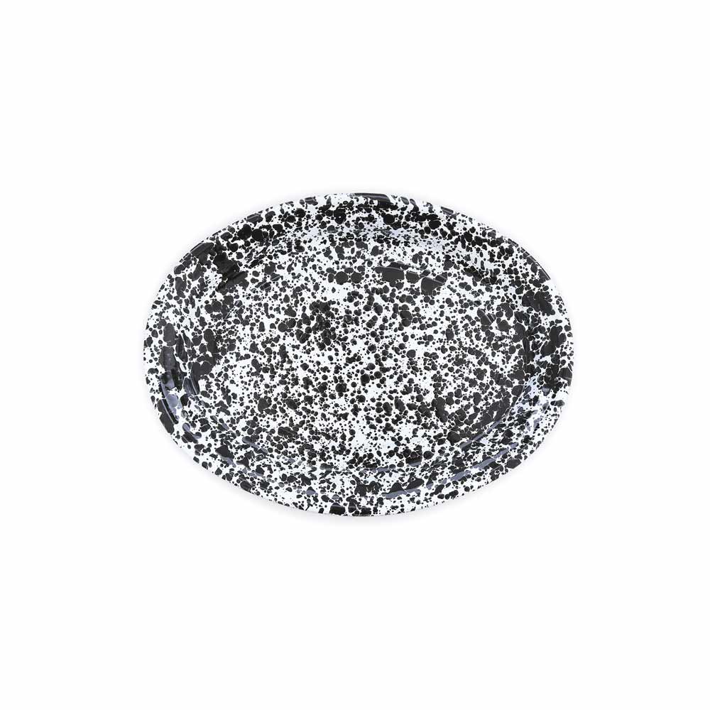 Crow Canyon Home - Wholesale Platter - Splatter Enamelware Oval Platter2