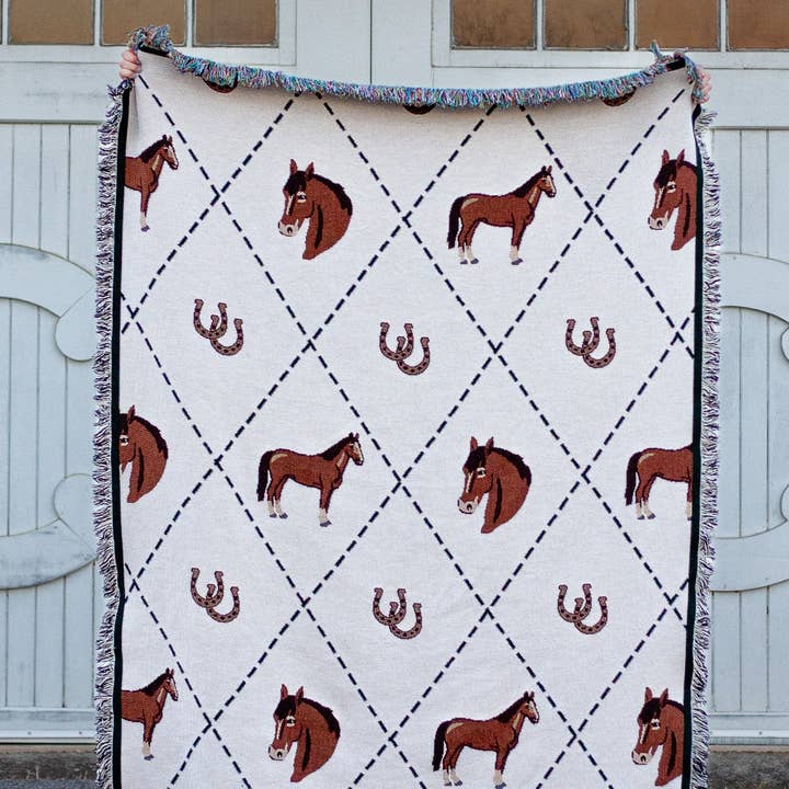 Faircloth - Wholesale Throw Blanket - Giddy Up Blanket