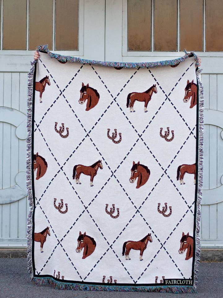 Giddy Up Blanket for wholesale by Faircloth