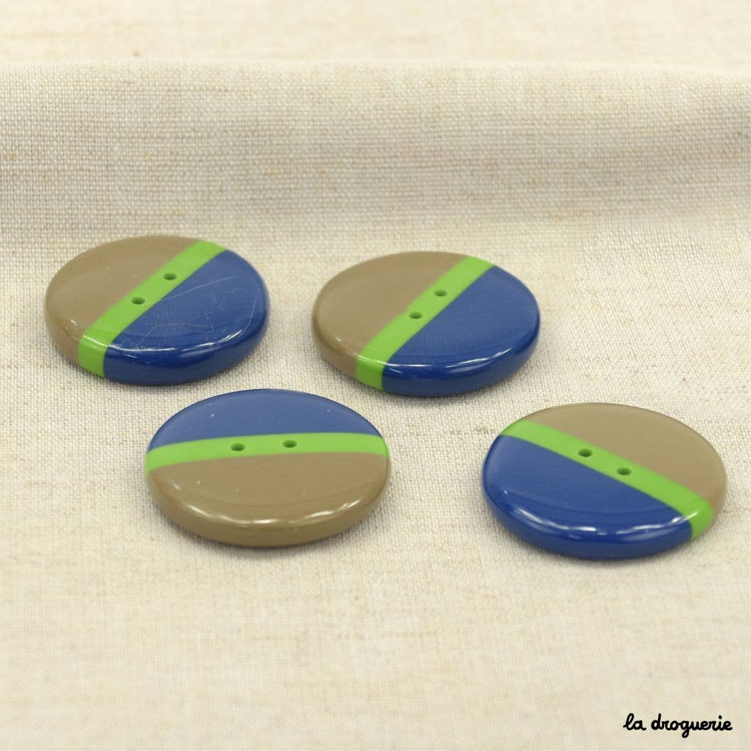 LA DROGUERIE - Wholesale Drukknoop/naaiknoop - Knop "Cassate pion" 30 mm0