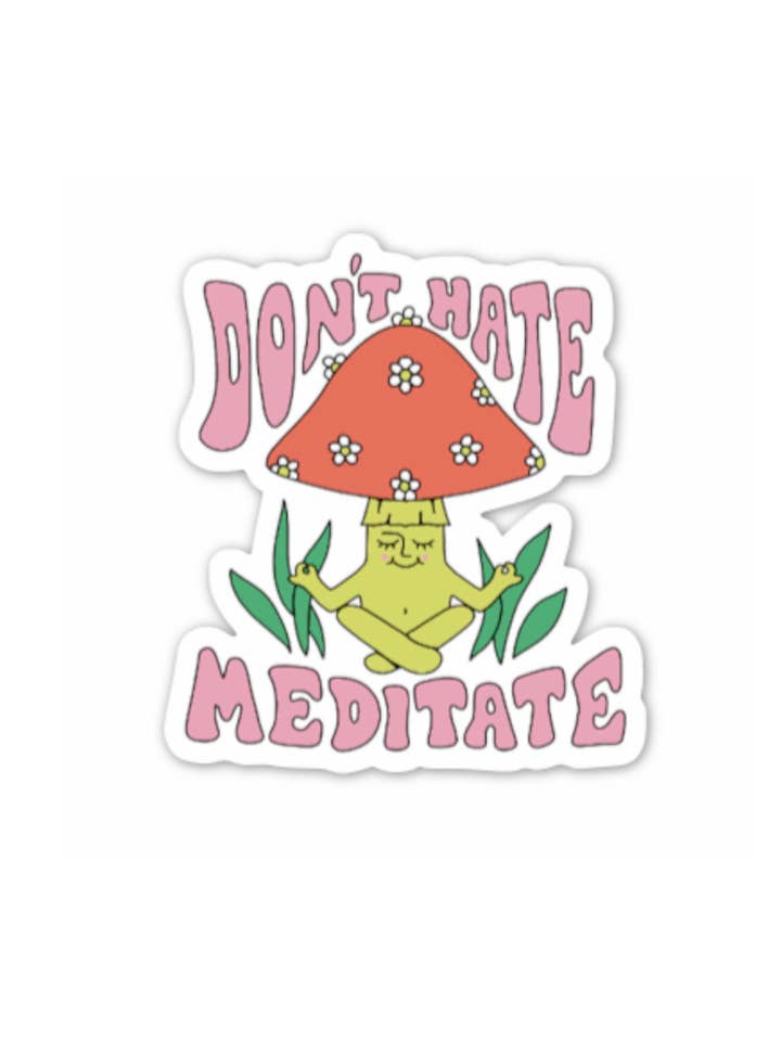 Colorful Mushroom Sticker for wholesale by Kira Cyan