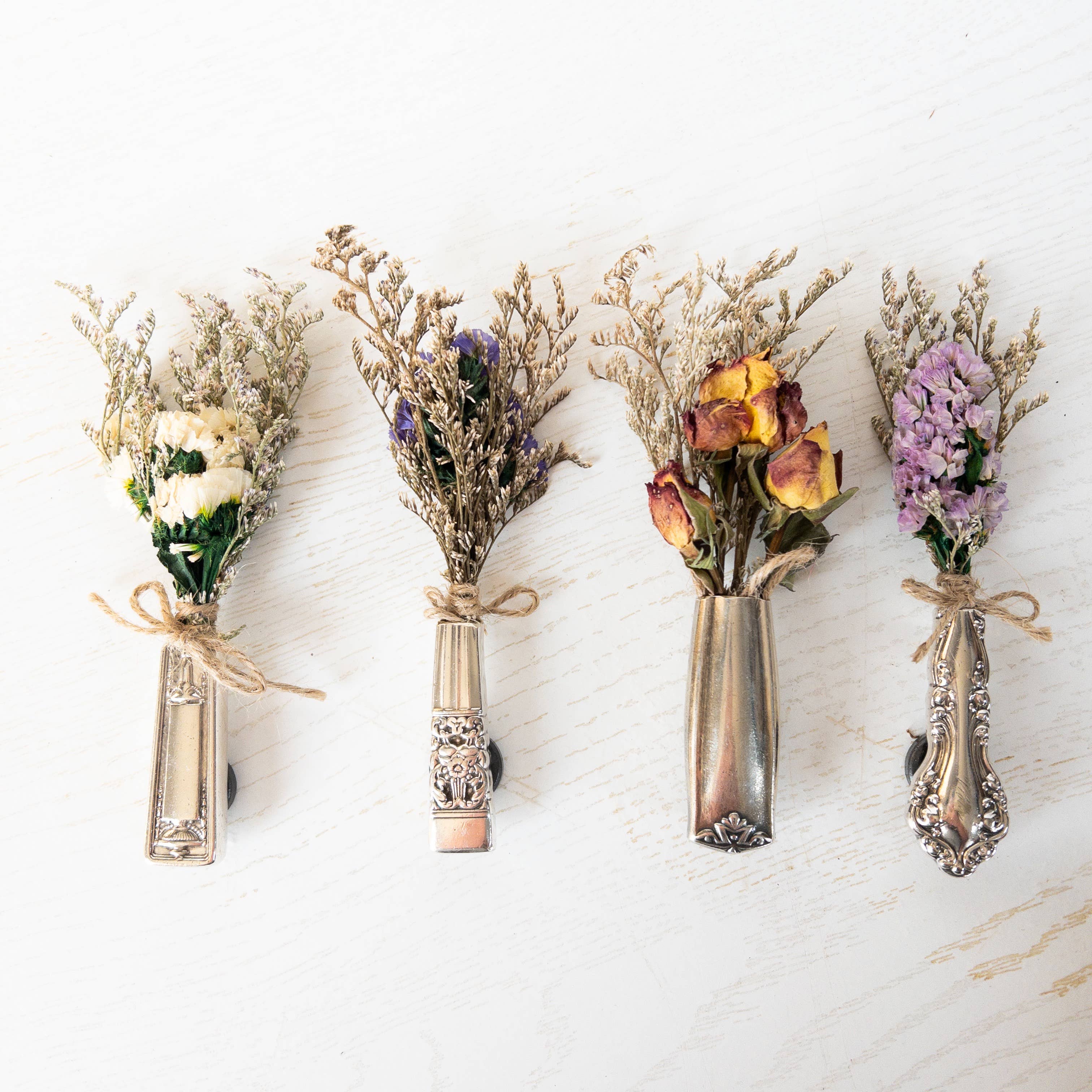 Girl Ran Away With the Spoon - Vendita all'ingrosso Vasi - Magnete a Vaso Piccolo in Argento1