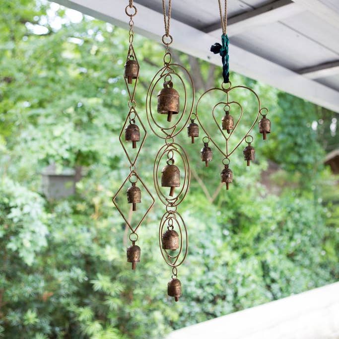 Matr Boomie Fair Trade - Wholesale Wind Chime - Ushas Dawn Long Rustic Bell Wind Chime - Hand Tuned