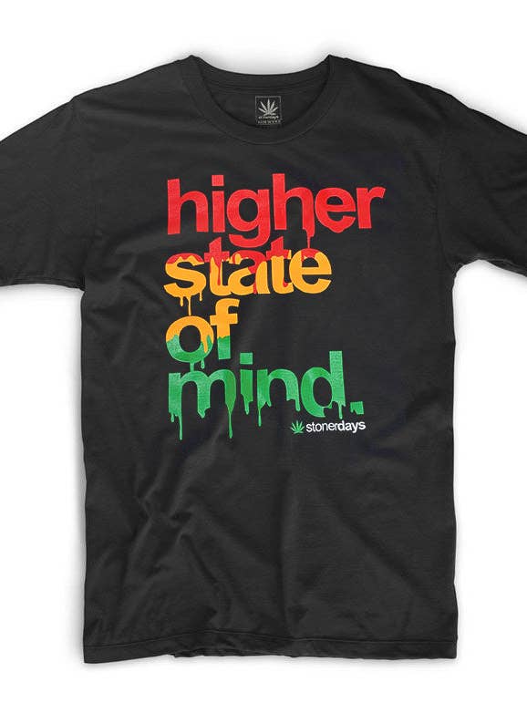 StonerDays Apparel - Wholesale Screen Printed T-Shirt - Unisex - HSOM RASTA LIMITED EDITION 4 COLOR SCREENPRINT0