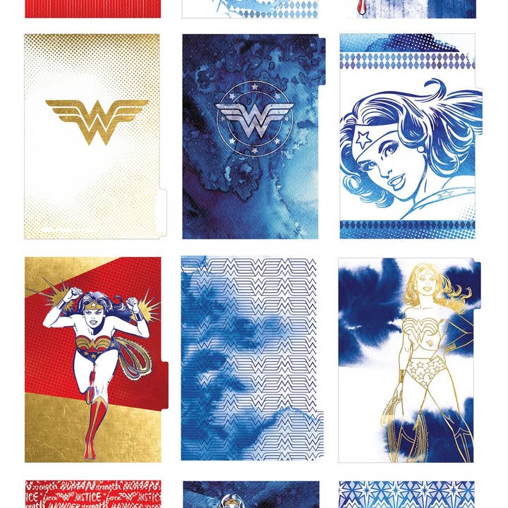 Paper House Productions - Wholesale Planner - Wonder Woman - Mini 12 Month Undated Planner