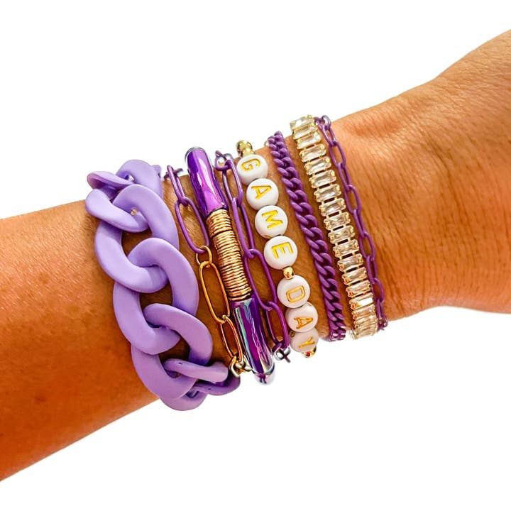 Savvy Bling – Conjunto de joias por atacado – Pulseiras & Colares Dia Roxo20