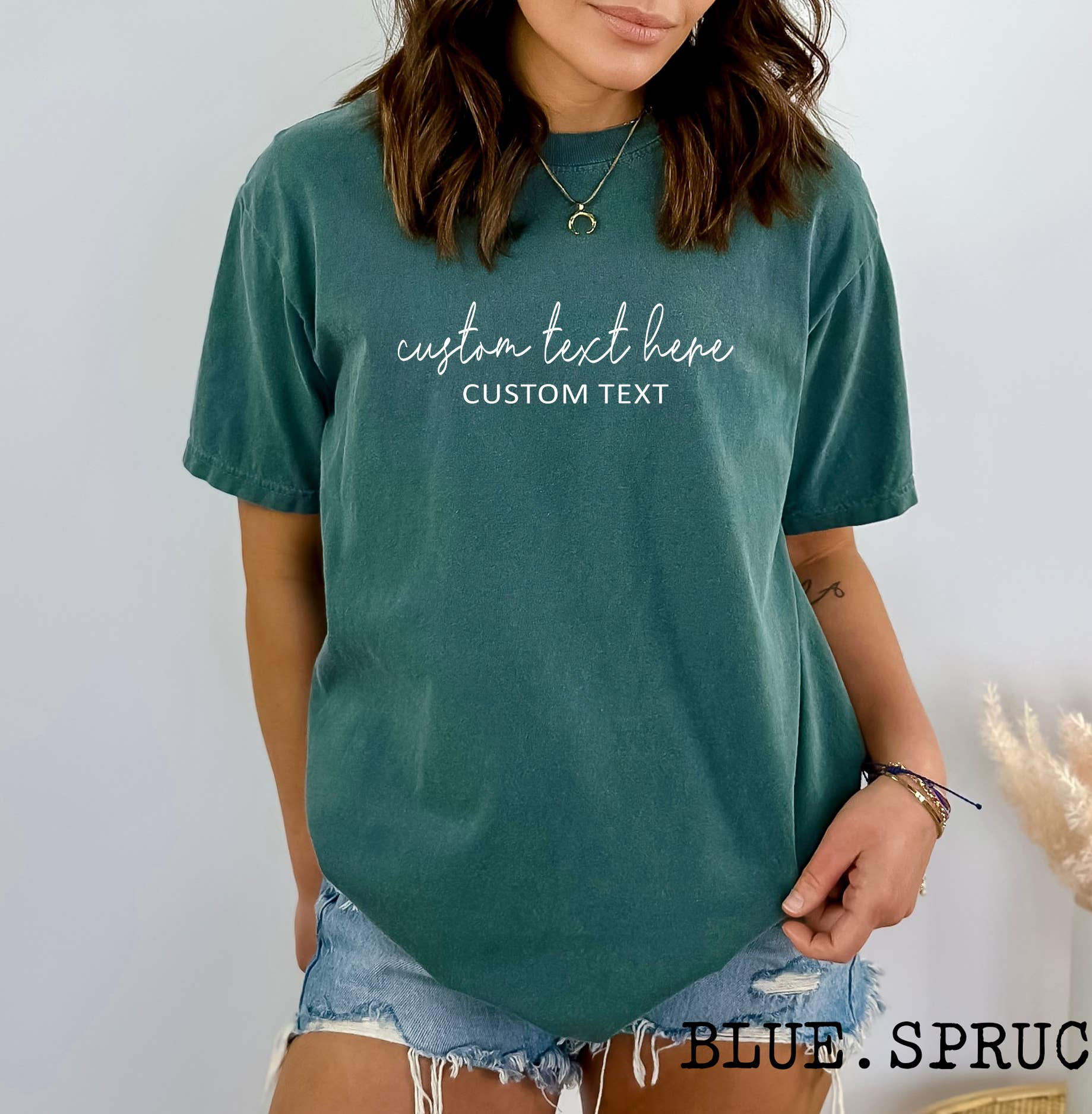 Custom T Story - Wholesale Screen Printed T-Shirt - Women's - Custom Comfort Colors Shirt, Personalized Text Shirt, Custom3