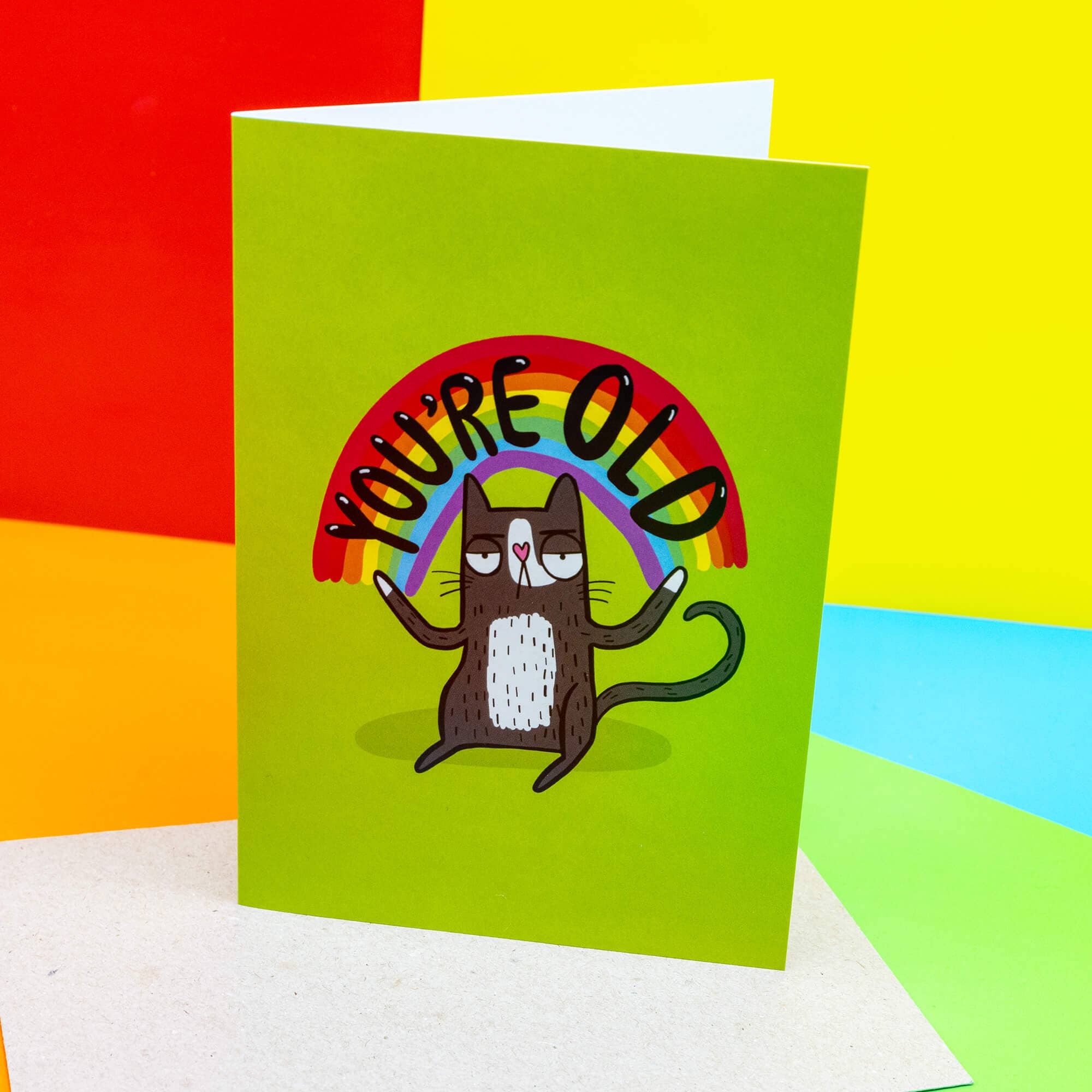 Katie Abey - Wholesale Verjaardagskaartje - Je bent oud A6 wenskaart1