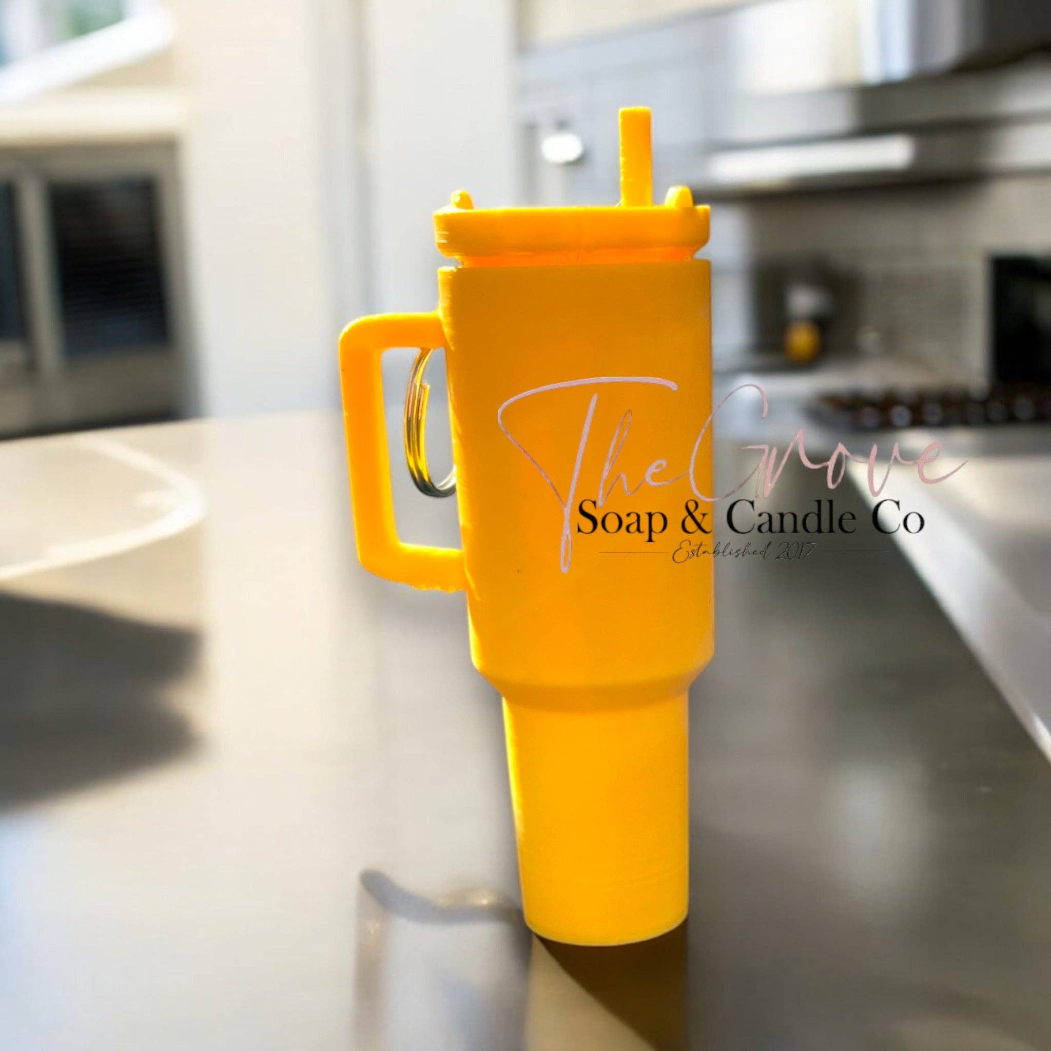 The Grove Soap & Candle Co - Wholesale Lip Balm Case/Holder - Mini tumbler lip balm holder keychain1