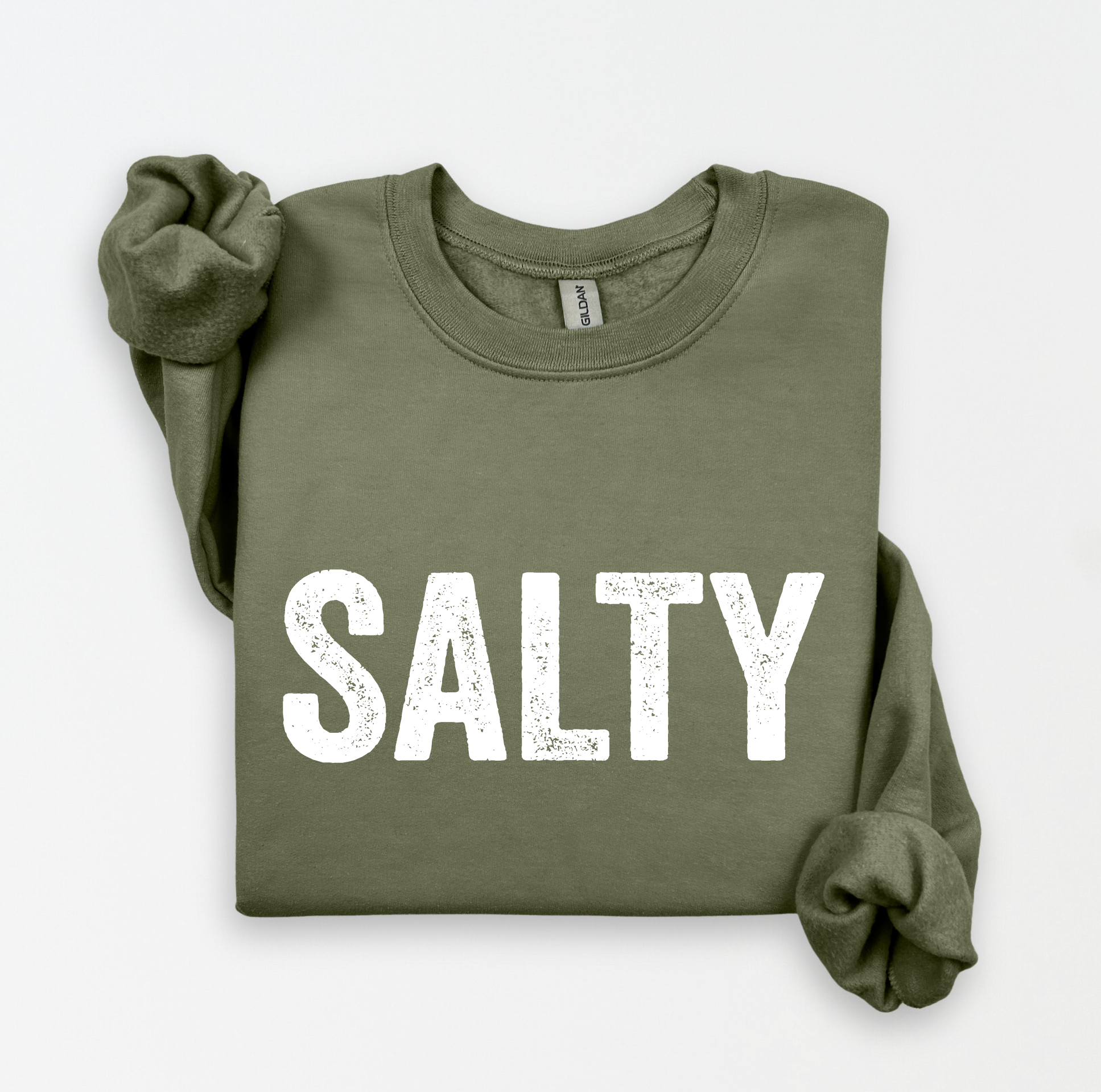 Three Girls Shop - Wholesale Graphic Sweatshirt - Women's - SALTY Fleece Graphic Sweatshirt  12
