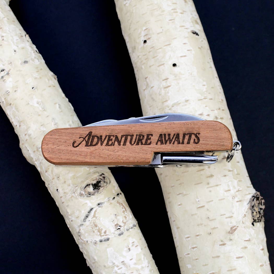 OTTI - Wholesale Pocket Knife/Holder - 7-Tool Pocket Knife with Engraved DRIFTER Desert Design1