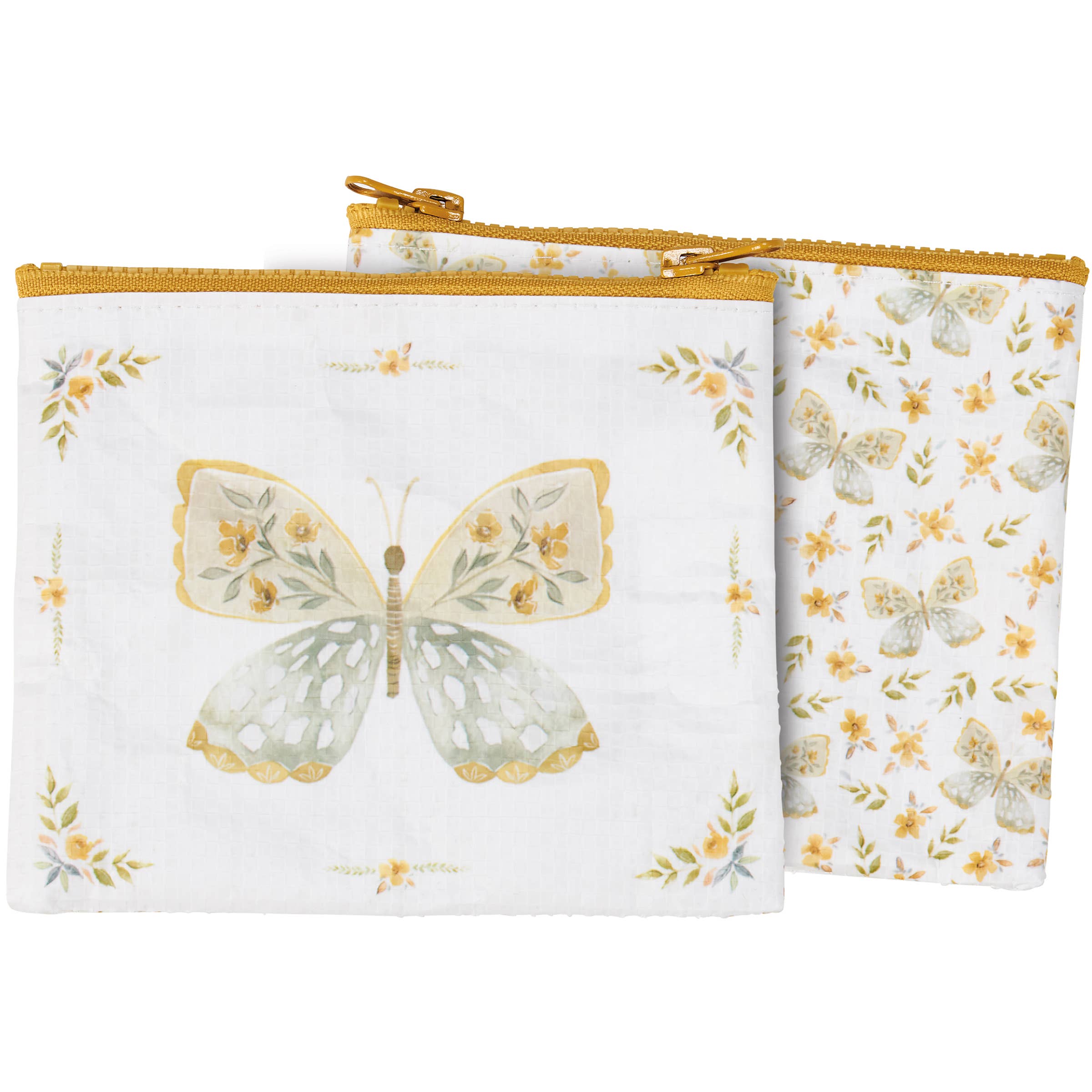 Primitives by Kathy - Wholesale Tote Bag - Unisex - Yellow Butterfly Zipper Wallet0