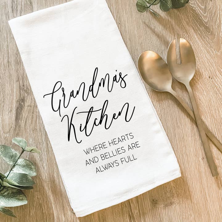 Lissi Designs - Wholesale Tea Towel - Grandma's Kitchen - Cotton Tea Towel