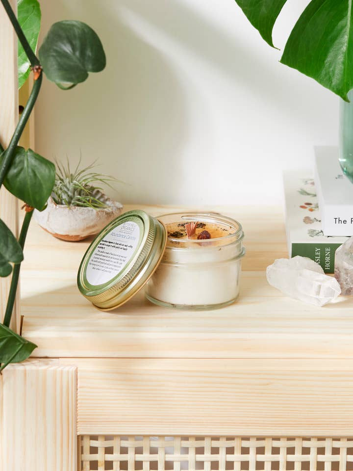Abundance Candle / Ritual Candle / Intention Candle for wholesale by Butter Me Up Organics