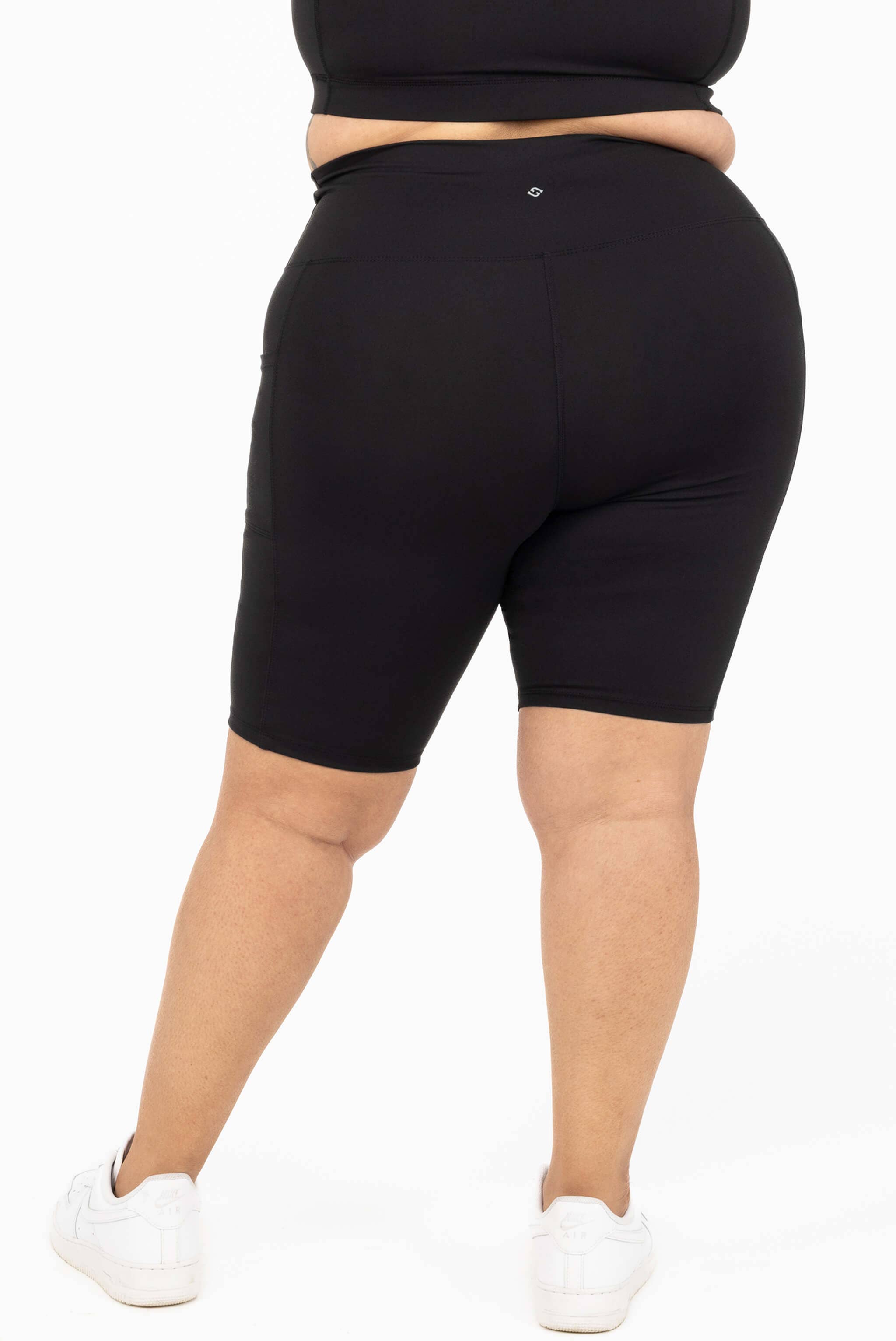 Superfit Hero - Wholesale Athletic Shorts - Women's - Pocket Bike Shorts 11 inch - Black3