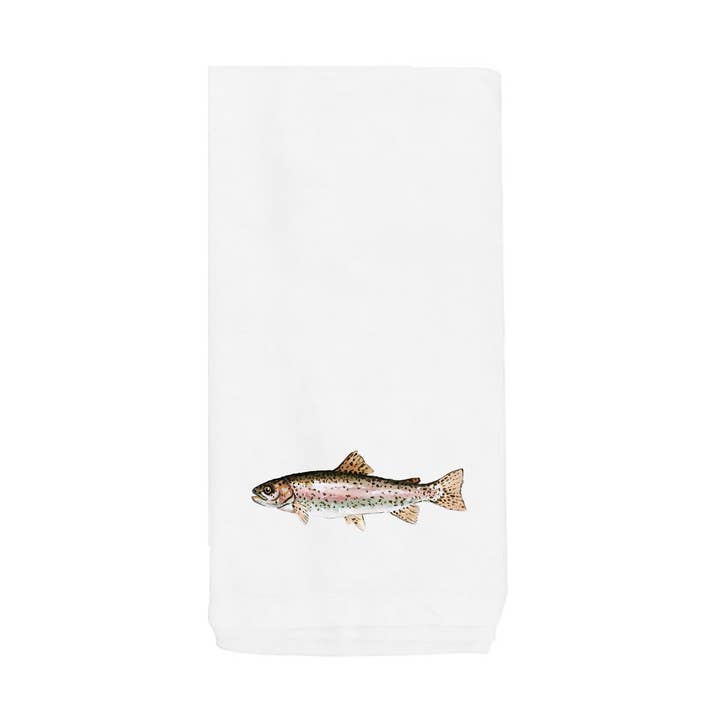 Rainbow Trout Tea Towel for wholesale by Mads Studio & Co.