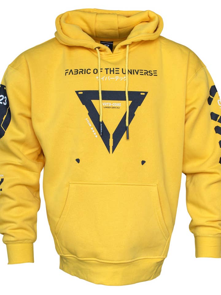 Fabric of the Universe - Wholesale Hoodie - Heren - VRTB-02 Gele Hoodie