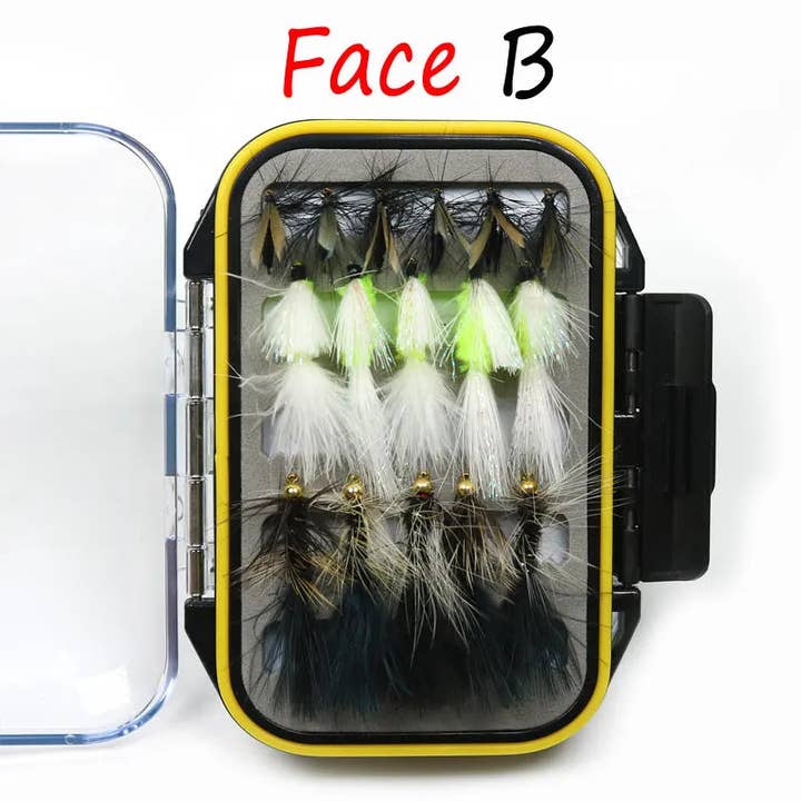 CANADA JME HEALTH NUTRITION CORP. – wholesale Sporttillbehör – ICERIO 32ST Flugfiske Flugor Wooly Bugger Streamer Våtfluga Öringfiske Bete Låda Redskap