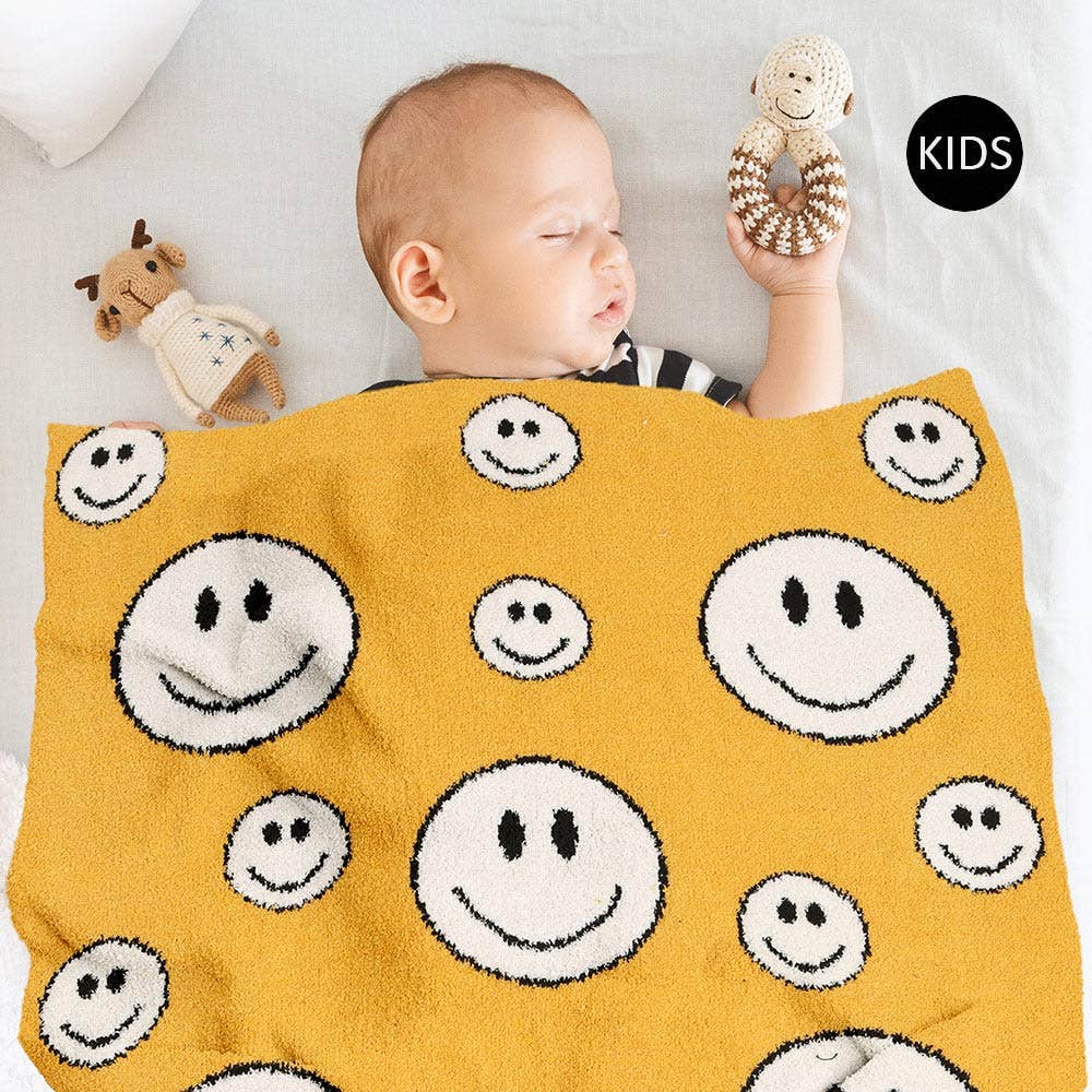 Sensibling Corp. - Wholesale Throw Blanket - Smile Patterned Kids Throw Blanket6