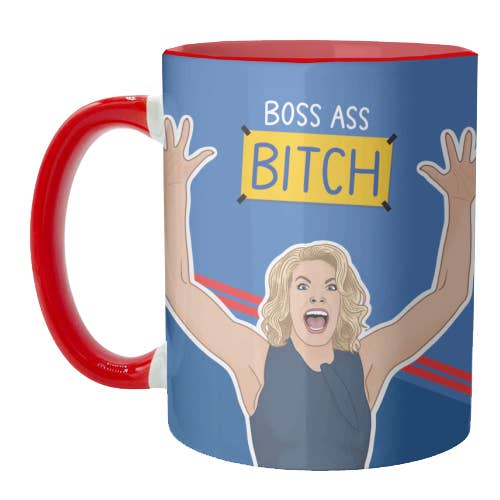 ART WOW - Wholesale Coffee Mug - Mugs 'Boss ass Bitch Ted Lasso'