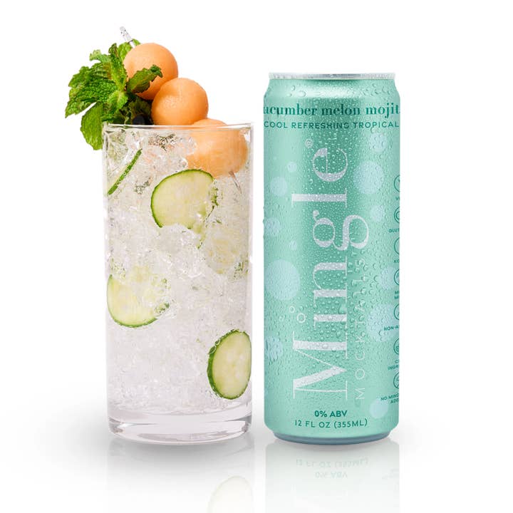 Cucumber Melon Mojito Sparkling Mocktail (6 x 4pk) for wholesale by Mingle Mocktails