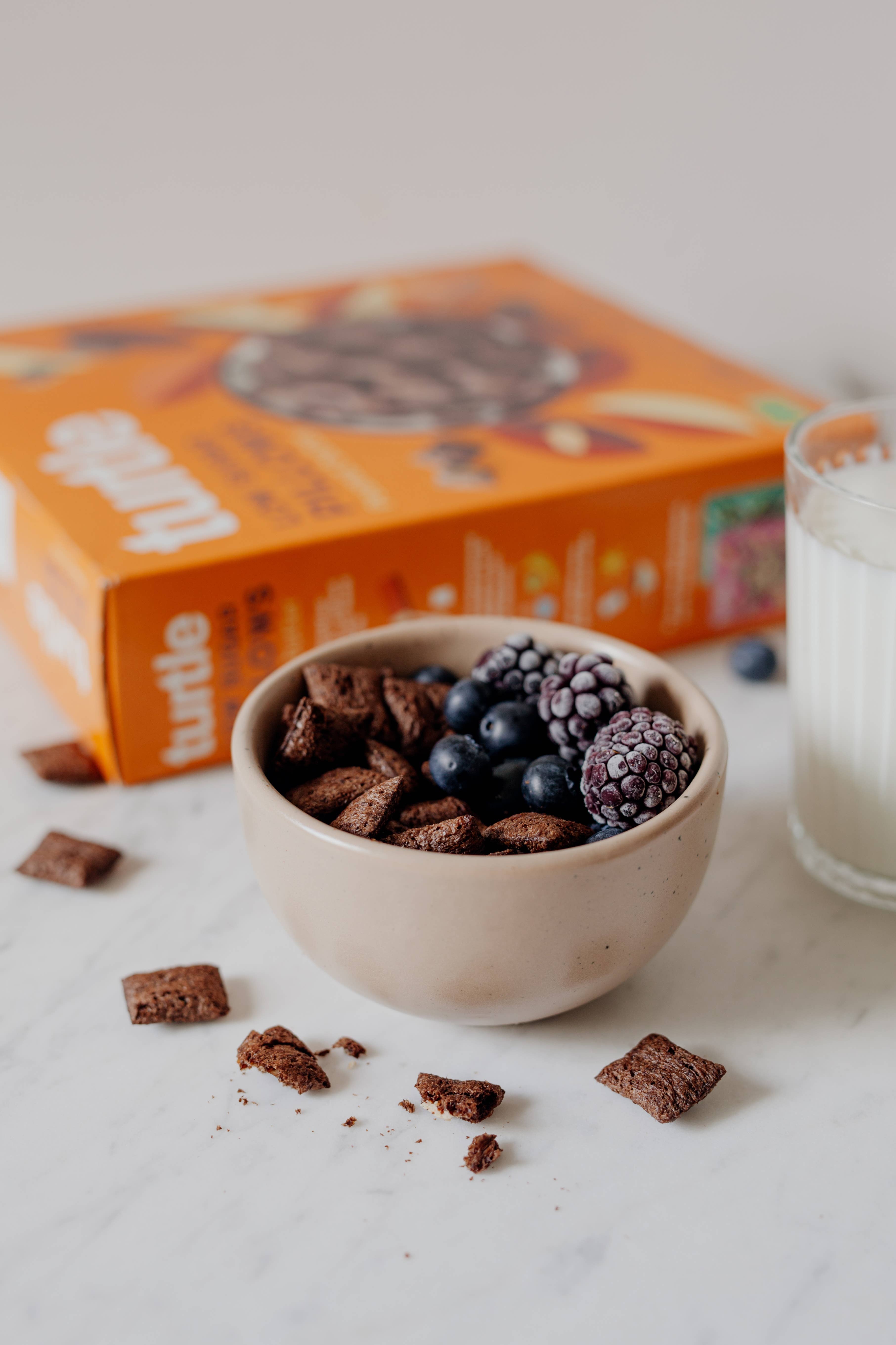 Turtle - Better Breakfast - Vente Céréales pour le petit-déjeuner - Céréales bio croustillantes au beurre de cacahuète avec peu de sucre1